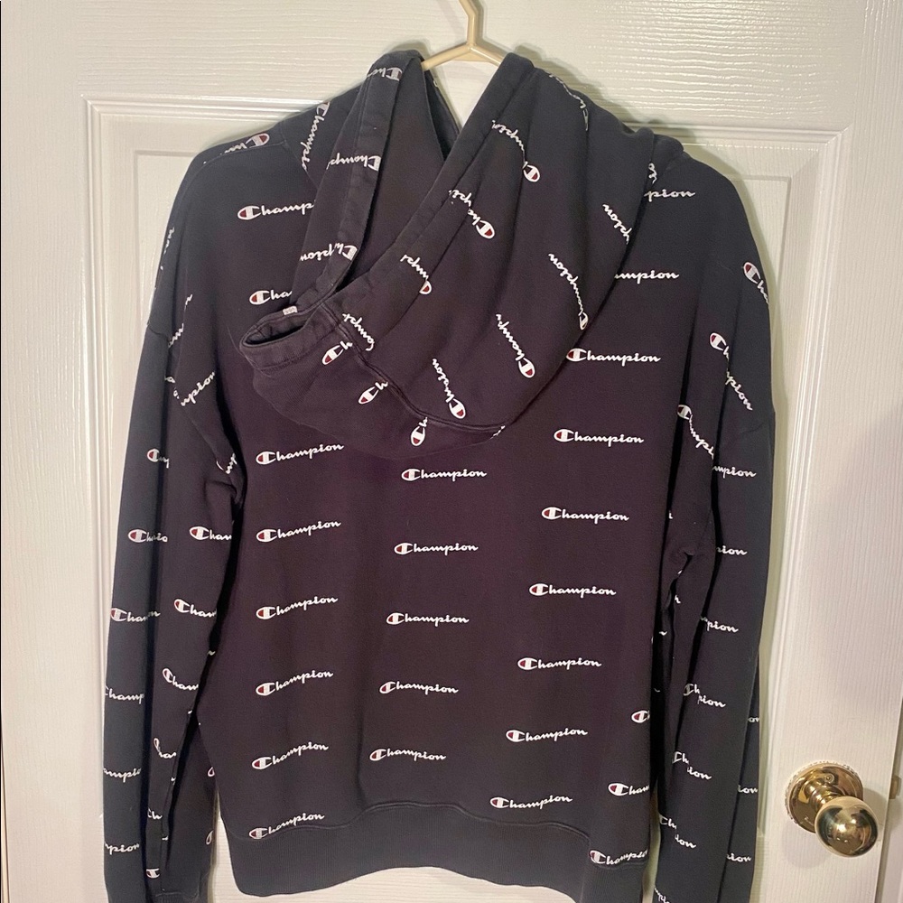 Champion Women’s Size Large Black Graphic Hoodie - Picture 4 of 4